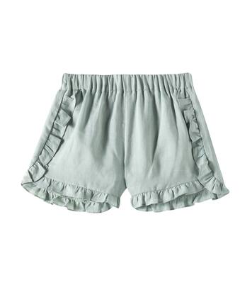 Zoe ruffled ramie shorts | C'era Una Volta
