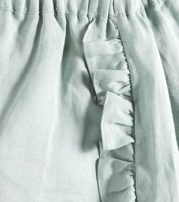 Zoe ruffled ramie shorts | C'era Una Volta