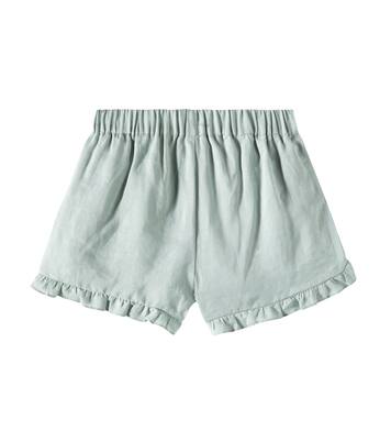 Zoe ruffled ramie shorts | C'era Una Volta