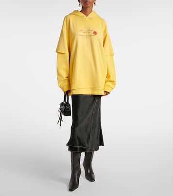 Felpa in jersey di cotone con stampa | Acne Studios