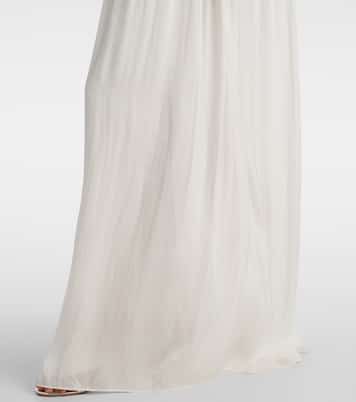 Robe Charmain aus Georgette | Costarellos