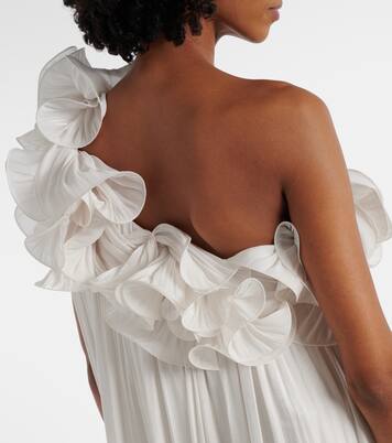 Robe Charmain aus Georgette | Costarellos