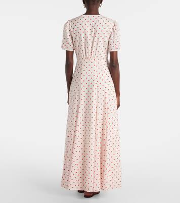 Paloma polka-dot maxi dress | Posse