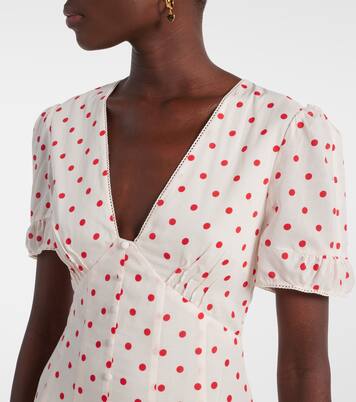Paloma polka-dot maxi dress | Posse