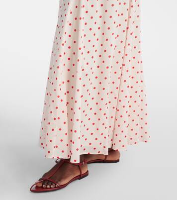 Paloma polka-dot maxi dress | Posse