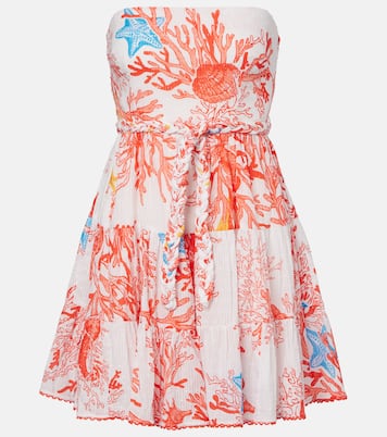 Robe Christine imprimée en coton | Poupette St Barth