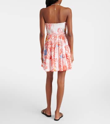 Robe Christine imprimée en coton | Poupette St Barth