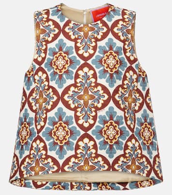 Top La Scala de algodón estampado | La DoubleJ