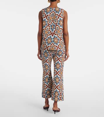 Top La Scala de algodón estampado | La DoubleJ