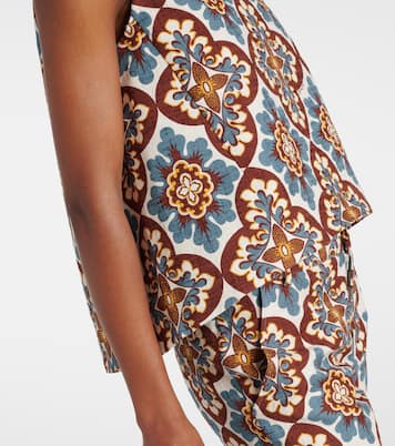 Top La Scala de algodón estampado | La DoubleJ