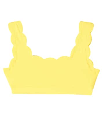 Palm Springs scalloped bikini top | Marysia Bumby