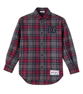 DG plaid shirt | Dolce&Gabbana Kids