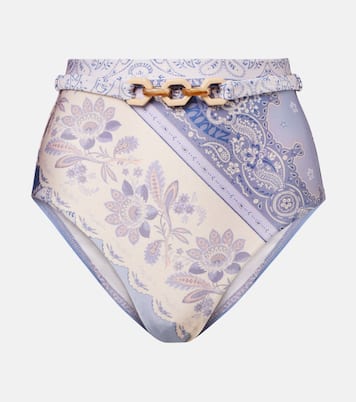 Culotte de bikini Lucky à fleurs | Zimmermann
