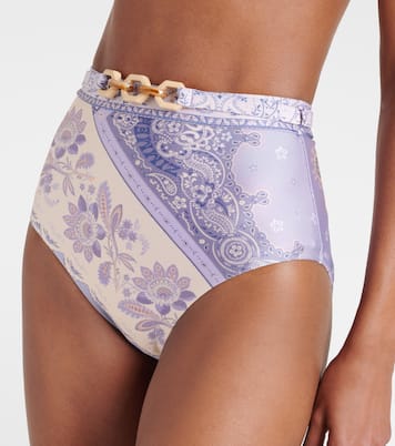 Culotte de bikini Lucky à fleurs | Zimmermann