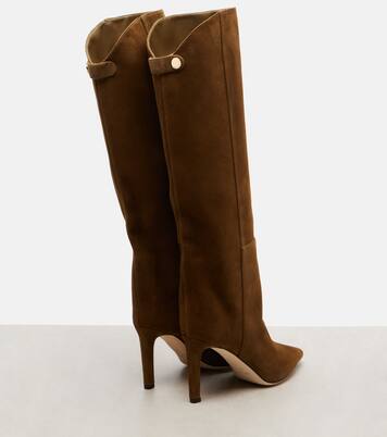 Stiefel Alizze 85 aus Veloursleder | Jimmy Choo