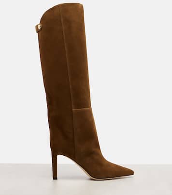 Stiefel Alizze 85 aus Veloursleder | Jimmy Choo