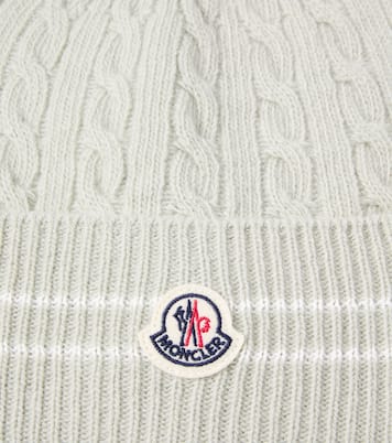 Berretto in lana vergine con logo | Moncler Enfant