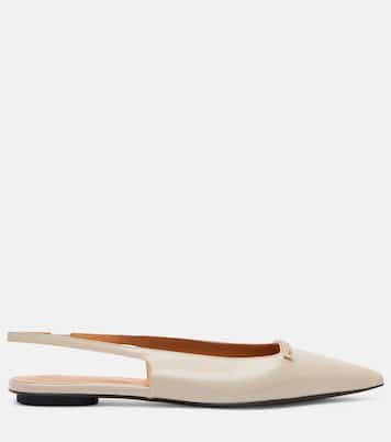 Leather slingback flats | Tod's