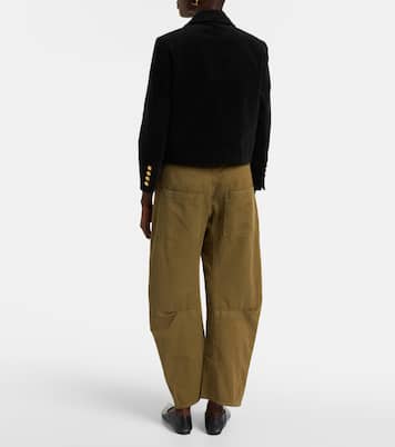 Chaqueta Chamonix cropped en mezcla de algodón | Nili Lotan