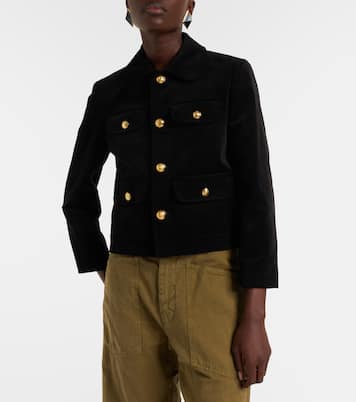 Chaqueta Chamonix cropped en mezcla de algodón | Nili Lotan