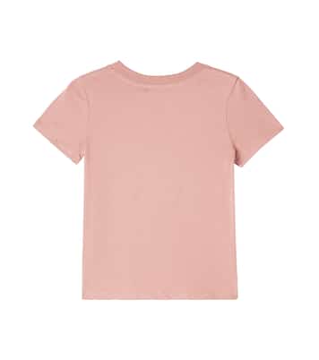 T-shirt in jersey di cotone con logo | Chloé Kids