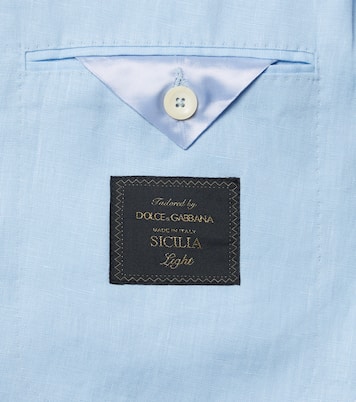 جاكيت بليزر من الكتّان Sicilia | Dolce&Gabbana