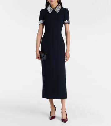 Embellished cady midi dress | David Koma