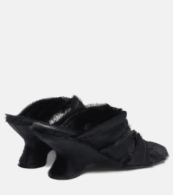 Wedge-Sandalen aus Kalbshaar | Dries Van Noten