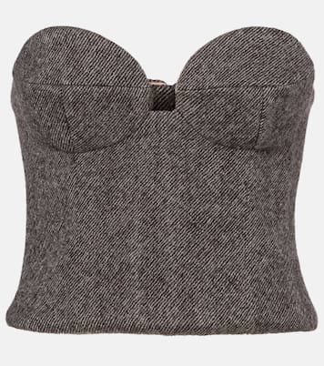 Wool-blend corset | Magda Butrym