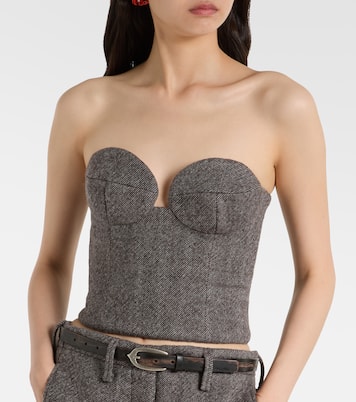 Wool-blend corset | Magda Butrym