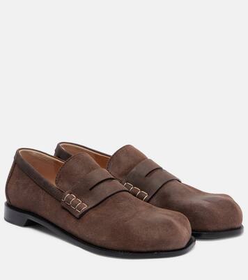 Paw suede penny loafers | JW Anderson