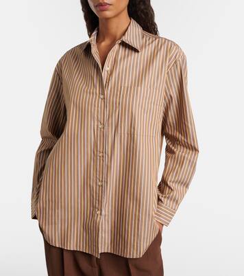 Yoshi striped cotton-blend twill shirt | Leset