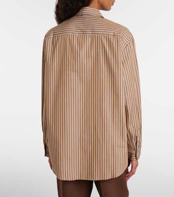 Yoshi striped cotton-blend twill shirt | Leset