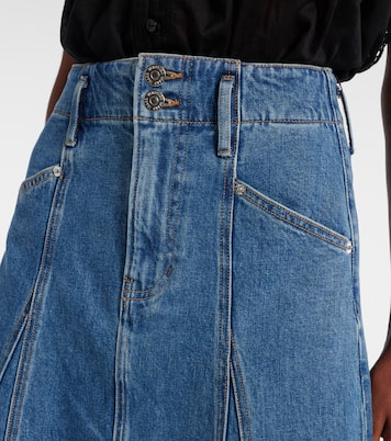 Falda midi Alix de denim | Veronica Beard