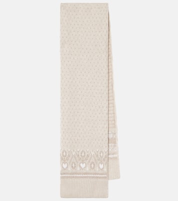 Lucerne Fair Isle cashmere scarf | Khaite