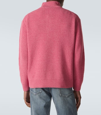 Wool and cotton half-zip sweater | JW Anderson