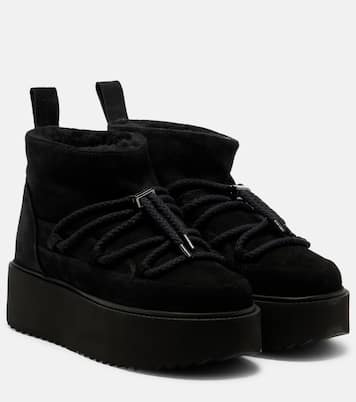 Classic Low suede platform snow boots  | Inuikii