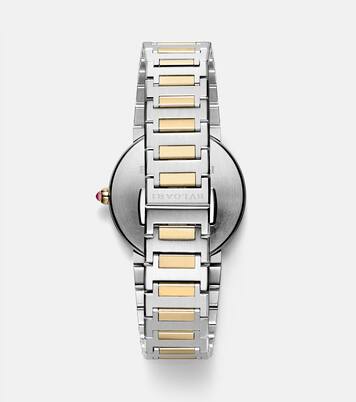 Bvlgari Bvlgari 18kt gold and steel watch with diamonds | Bvlgari