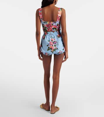 Floral cotton poplin shorts | Dolce&Gabbana