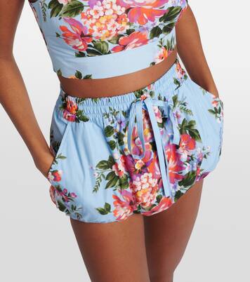 Floral cotton poplin shorts | Dolce&Gabbana