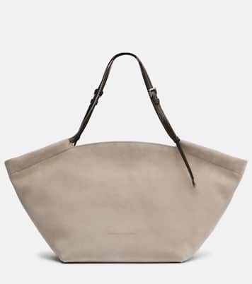 Tote Bag Sartorial Large aus Veloursleder | Brunello Cucinelli