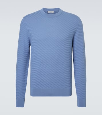 Cotton and silk sweater | Canali