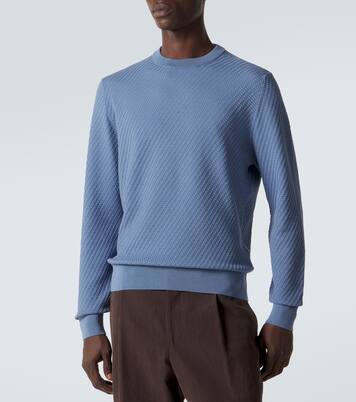 Cotton and silk sweater | Canali