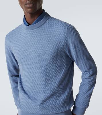Cotton and silk sweater | Canali