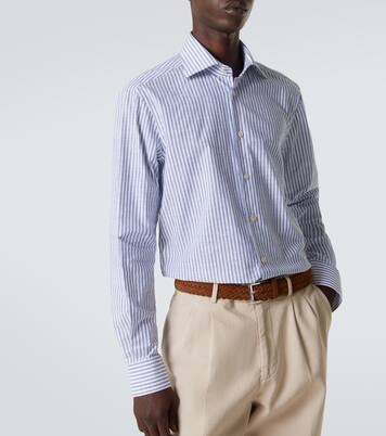 Striped cotton shirt  | Kiton