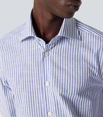 Striped cotton shirt  | Kiton