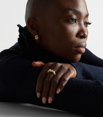 Anello Serpentine in oro 18kt (750/1000) con diamanti | Shay Jewelry