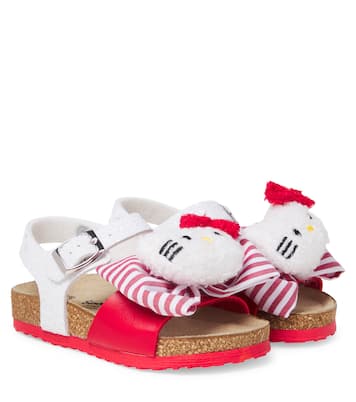 x Hello Kitty bow-detail sandals | Monnalisa