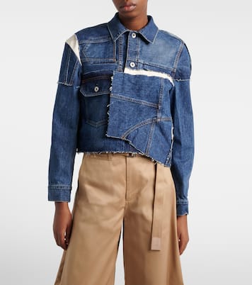 Patchwork denim jacket | Sacai