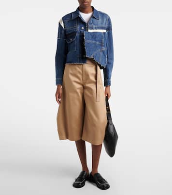 Patchwork denim jacket | Sacai